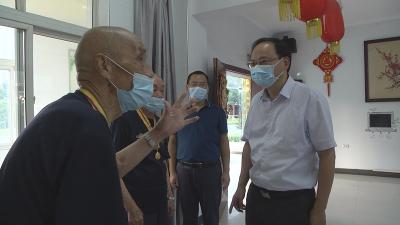 吴琼看望慰问抗战老战士老同志！
