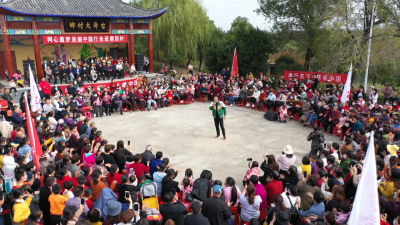重阳节，一批全国知名艺术家到孝昌这个村慰问演出！