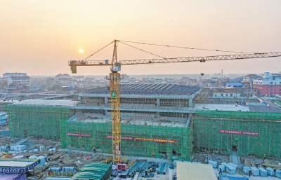 孝昌县花园站迁改建工程有序推进！