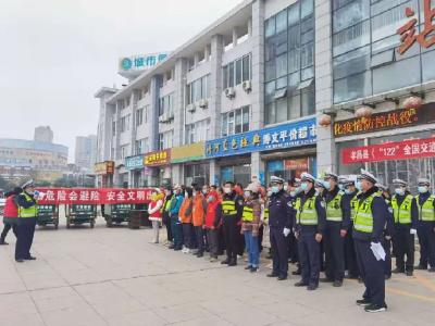 孝昌交警开展第九个“122全国交通安全日”主题日宣教活动