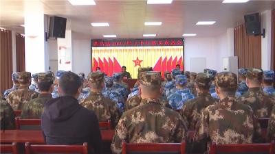 孝昌新兵入伍！不负众望，淬火成钢！