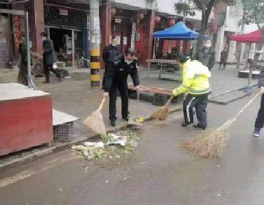 孝昌城管执法局开展学雷锋志愿服务活动