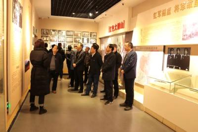 孝感市委政法委、孝昌县委政法委联合开展红色革命传统教育活动