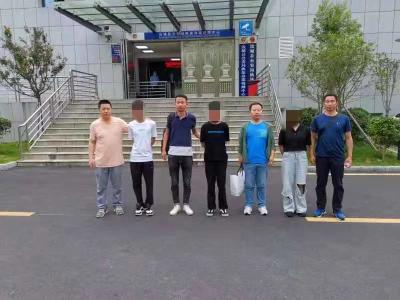 孝昌警方远赴湖南打掉一个电诈窝点