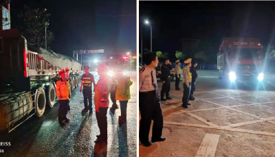 孝昌多部门联合治超，查扣超载大货车328台！