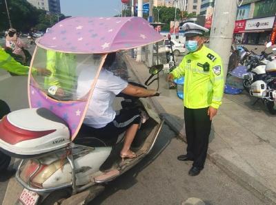 违停、逆行、闯红灯……孝昌交警查获各类交通违法行为2600余起！