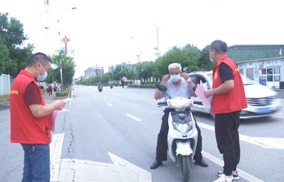孝昌：志愿服务上街头，安全意识记心间