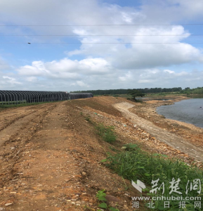 孝昌县花园镇：172米长的水毁河堤修好了
