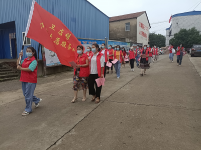 疫情防控巾帼志愿者在行动