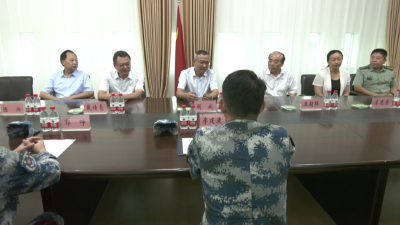 八一慰问送关怀 军地共叙鱼水情