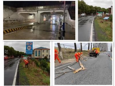 孝昌暴雨天，公路人活跃在抢险一线