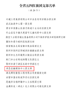  青春向党，从“融”出发！孝昌县融媒体中心团支部荣获“全省五四红旗团支部”称号