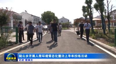 陡山乡开展人居环境常态化整治上半年拉练活动