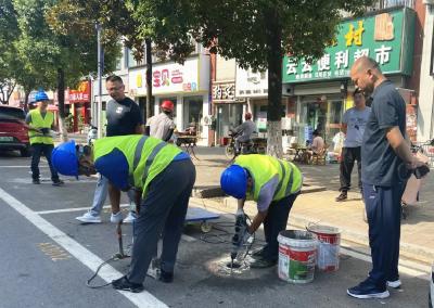 孝昌：安装地磁感应器 实现停车有序管理