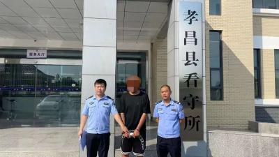 两名男子流窜孝昌抢手机，两地警方合力擒贼