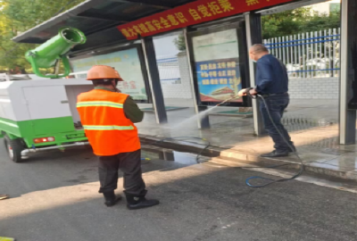 孝昌环卫：开启路面清洗模式，提升整体卫生质量