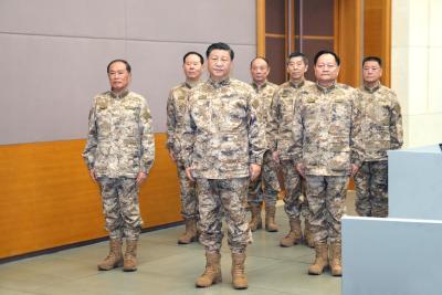 习近平在视察军委联合作战指挥中心时强调 贯彻落实党的二十大精神 全面加强练兵备战
