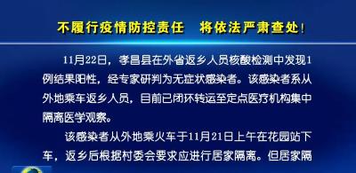 不履行疫情防控责任，将依法严肃查处！