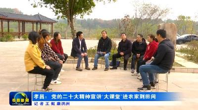 孝昌：党的二十大精神宣讲“大课堂”进农家到田间