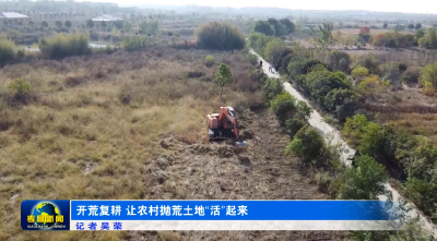 孝昌：开荒复耕　让农村抛荒土地“活”起来