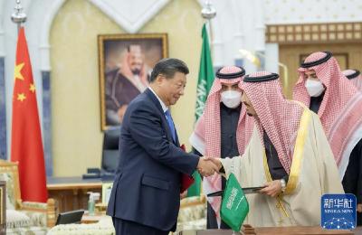 习近平会见沙特国王萨勒曼
