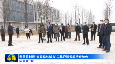 孝昌县创建“省级森林城市”工作迎接省级检查验收