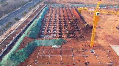 抢抓建设工期 孝昌在建项目奋战新年“开门红”