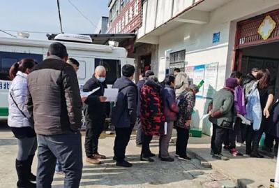 孝昌季店：家门口免费体检 真贴心