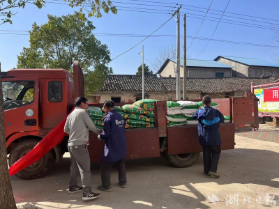 孝昌白沙：免费肥料送到家 农民心头乐开花