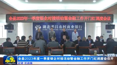全县2023年度银企对接活动暨一季度金融工作开门红调度会召开