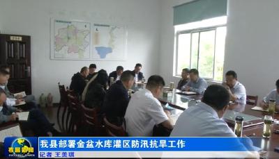 我县部署金盆水库灌区防汛抗旱工作