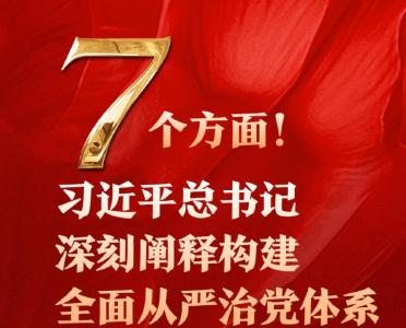 7个方面！习近平总书记深刻阐释构建全面从严治党体系的丰富成果