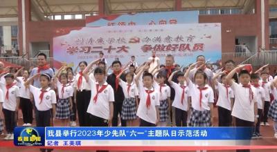 我县举行2023年少先队“六一”主题队日示范活动