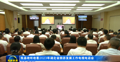 我县收听收看2023年湖北省旅游发展工作电视电话会