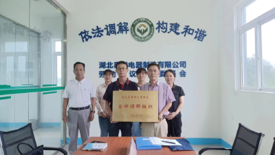 孝昌县首家省级“金牌调解组织”产生