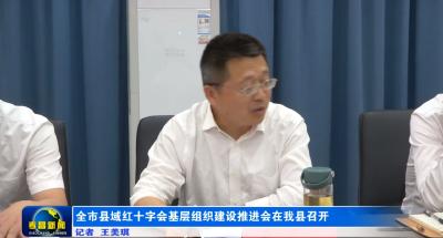 全市县域红十字会基层组织建设推进会在我县召开