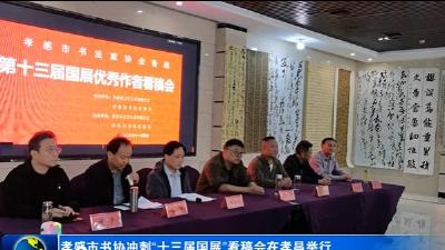 孝感市书协冲刺“十三届国展”看稿会在孝昌举行 