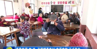 享受幸福“食”光 花园镇晏南村“幸福食堂”正式开业