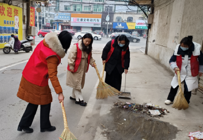 孝昌花园：美化环境迎新春 干干净净过大年