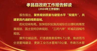 孝昌县政府工作报告解读（五）——2024年工作安排