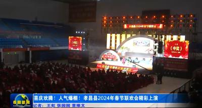 喜庆欢腾！人气爆棚！孝昌县2024年春节联欢会精彩上演