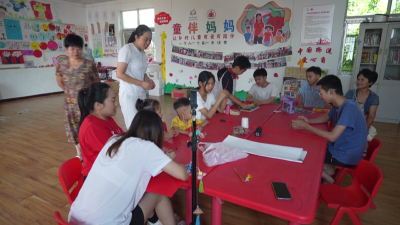 孝昌丰山：“童伴之家”用心为孩子打造缤纷假期