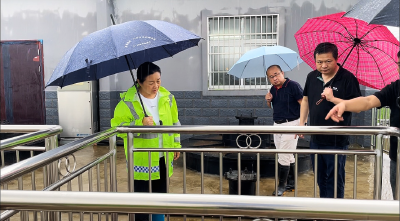 湖北孝昌：积极应对强降雨 筑牢防汛“安全堤”