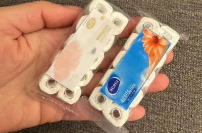 抢购的卷纸还没手掌大！记者调查是谁在卖“小人国用品”？