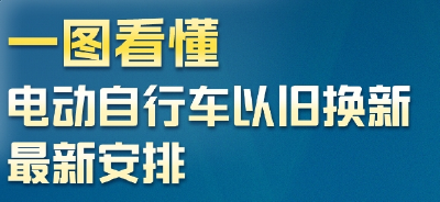 电动自行车以旧换新有补贴吗？补贴多少？一图看懂