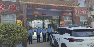 孝昌邹岗：护航开学季  平安“警”相随