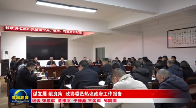谋发展，献良策！政协委员热议政府工作报告