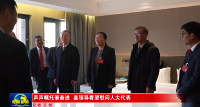 声声嘱托催奋进！县领导看望慰问人大代表