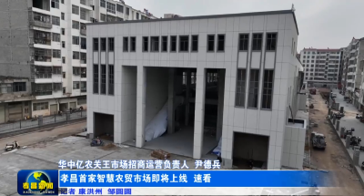 孝昌首家智慧农贸市场即将上线，速看→