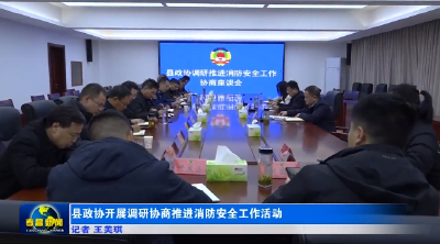 县政协开展调研协商推进消防安全工作活动
